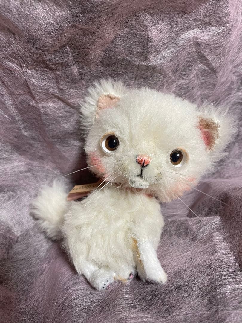作家 haco deco 白猫ちゃん haco deco様 白い子猫 ぬいぐるみ