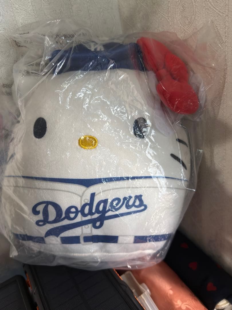 m*い様 ドジャース キティーコラボ ぬいぐるみ 大谷翔平 サンリオ