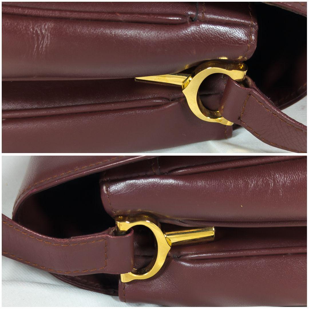 【美品】 カルティエ マストライン メッセンジャーバッグ ２層タイプ 保存袋付き