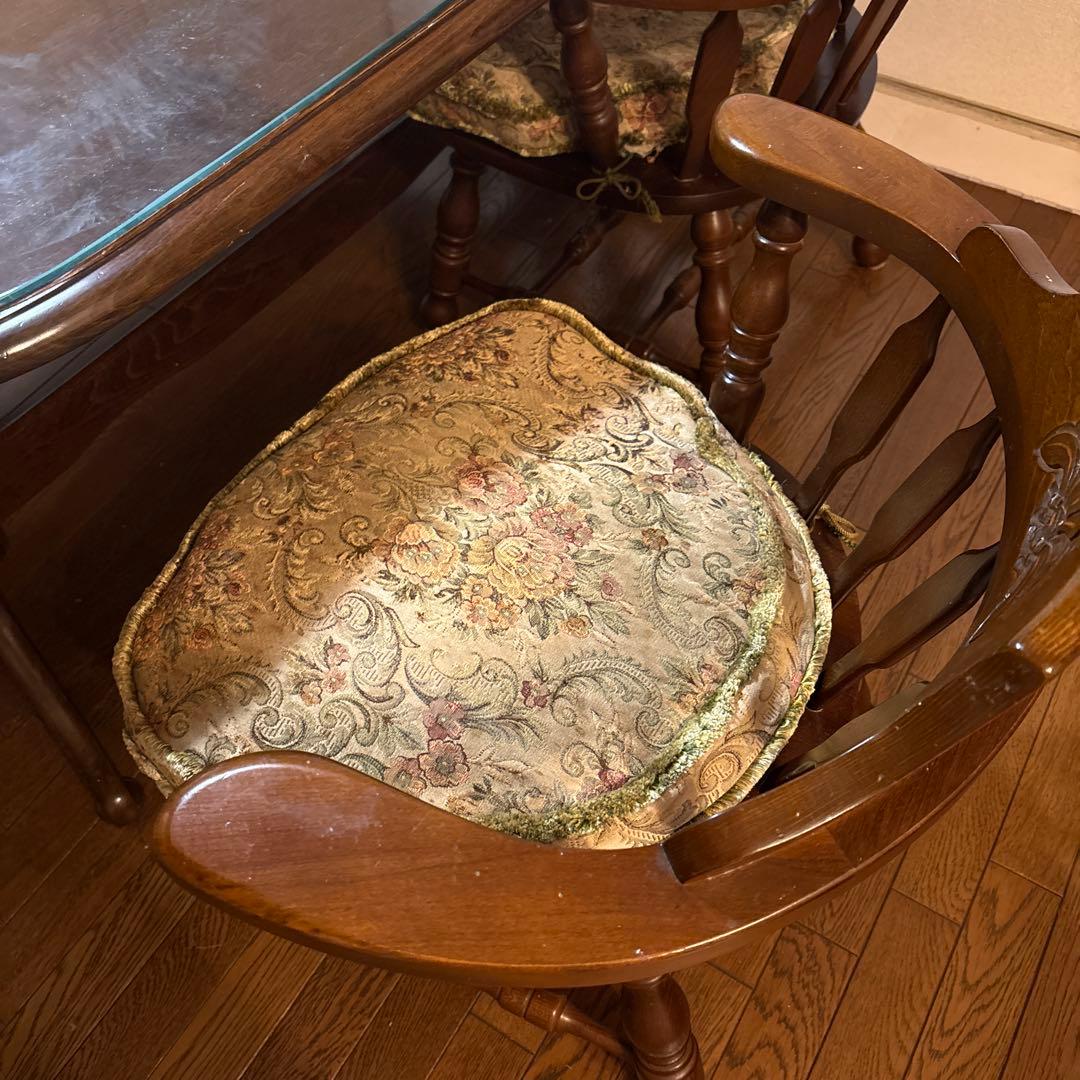 WINDS 太平 飛騨家具 ダイニングセット テーブル チェア 家具　レトロ