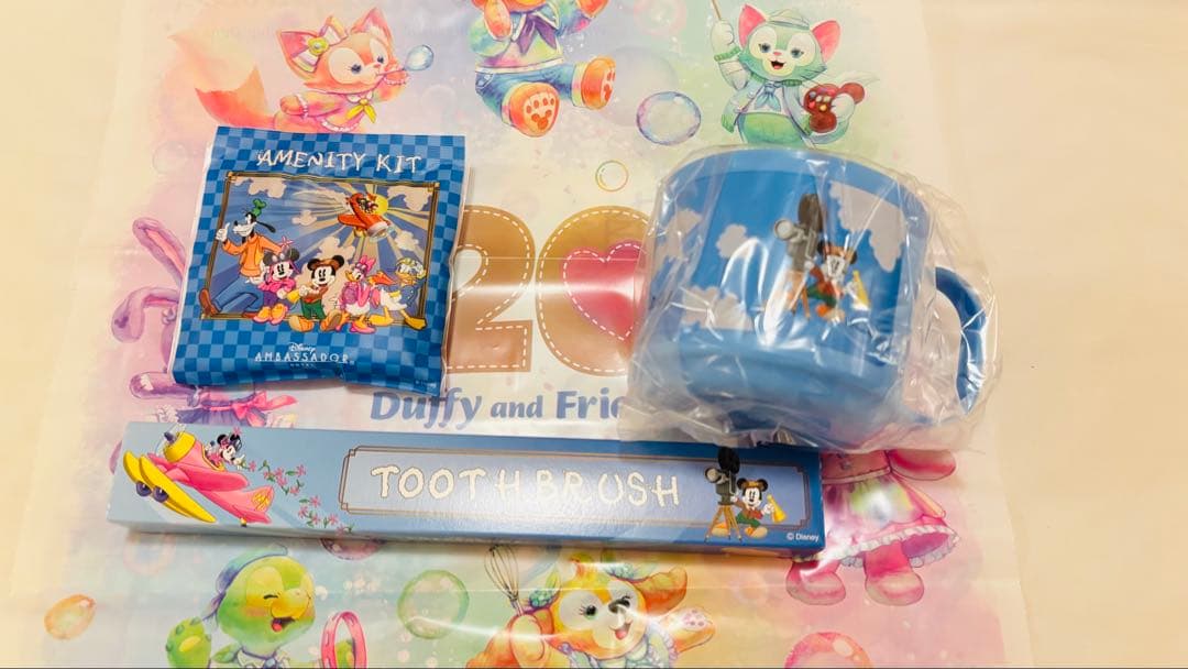 ダッフィー＆フレンズ 20周年 カラフルハピネス ポージープラッシー バケパ