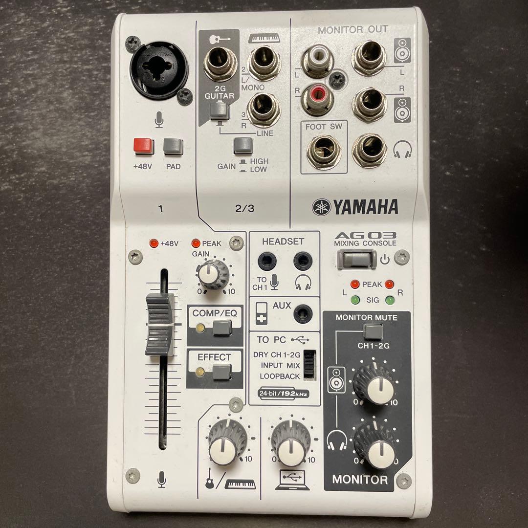 YAMAHA AG03 ミキシングコンソール