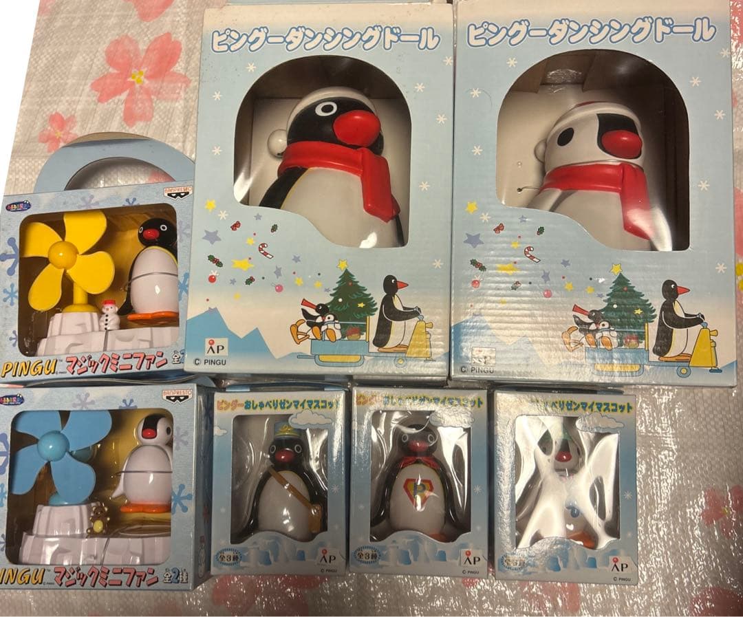 昭和レトロ 豪華 PINGU ピングー 7個まとめ売り バンプレスト 希少