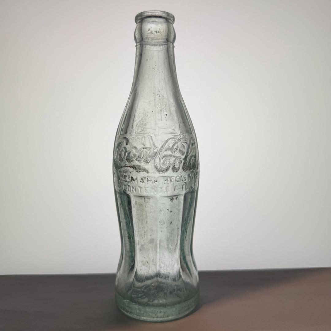 C2 1920年代 コカコーラ コンツァーボトル ライトグリーン 瓶 - メルカリ