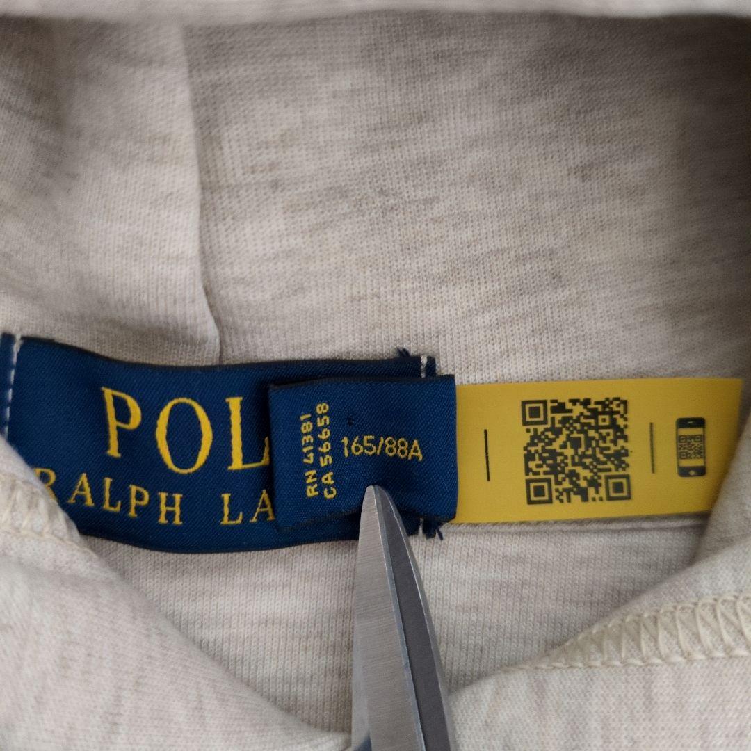 ポロラルフローレン ビッグポニー パーカー プルオーバー ベージュ XS