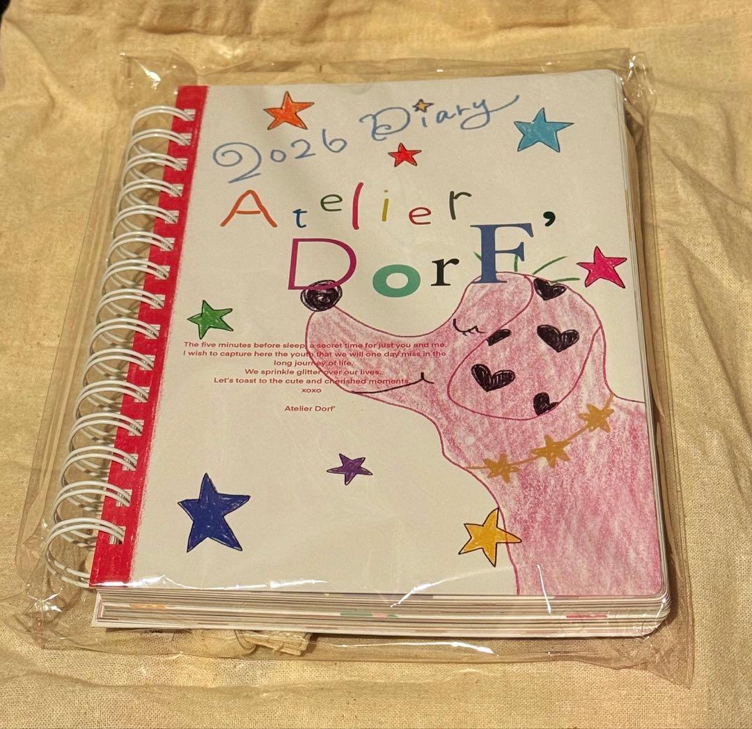 Atelier Dorf 2026 Diary 2026 Diary Atelier Dorf A5スケジュール帳