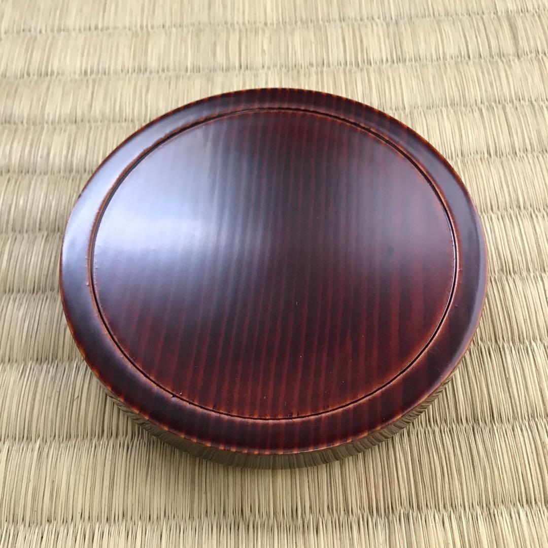 茶道具 香合 南禅寺古材使用 香合 宗陵作 塩沢泰定箱書 共箱 紙箱