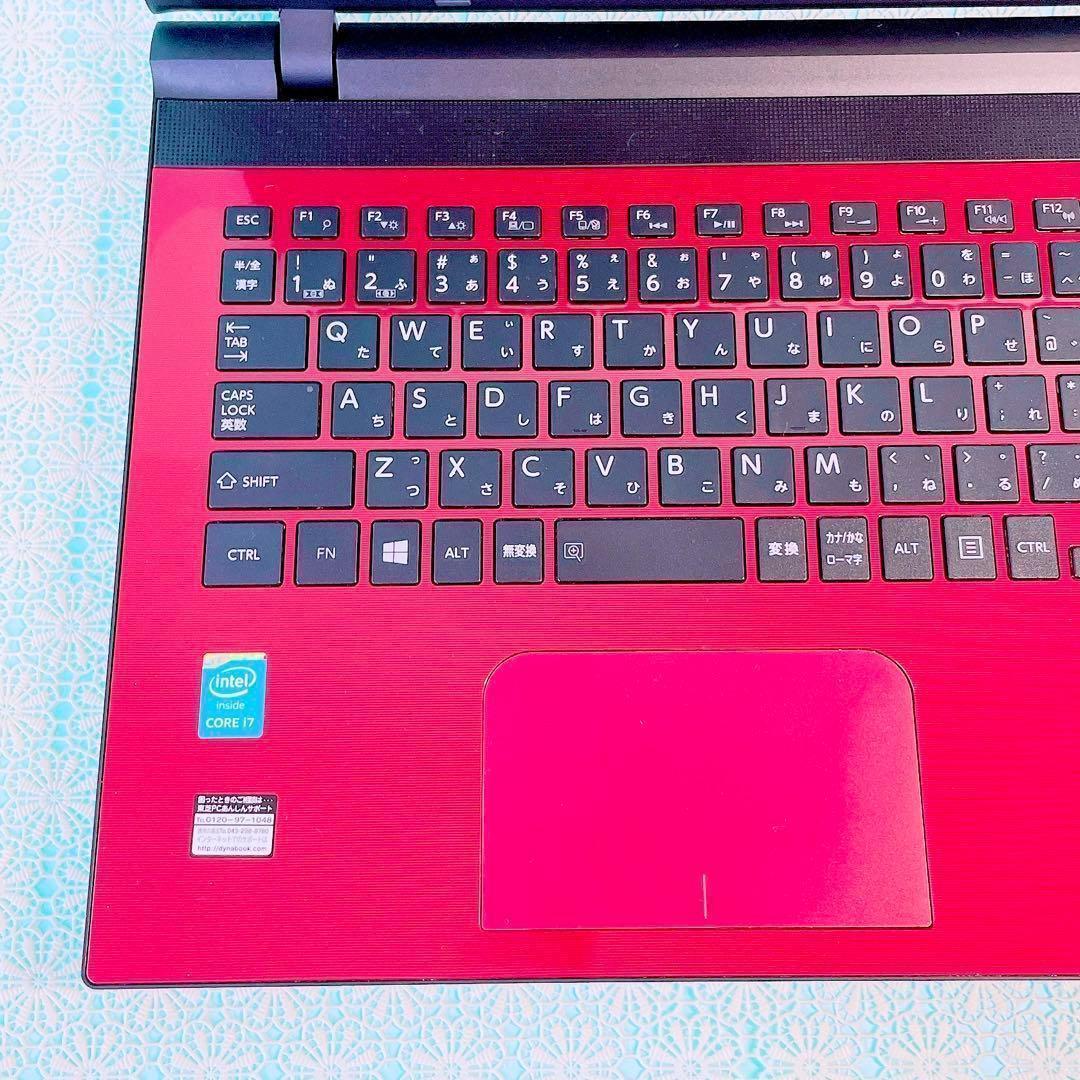 大人気❣️サクサク動く赤ノートパソコン✨️ブルーレイ カメラ付き