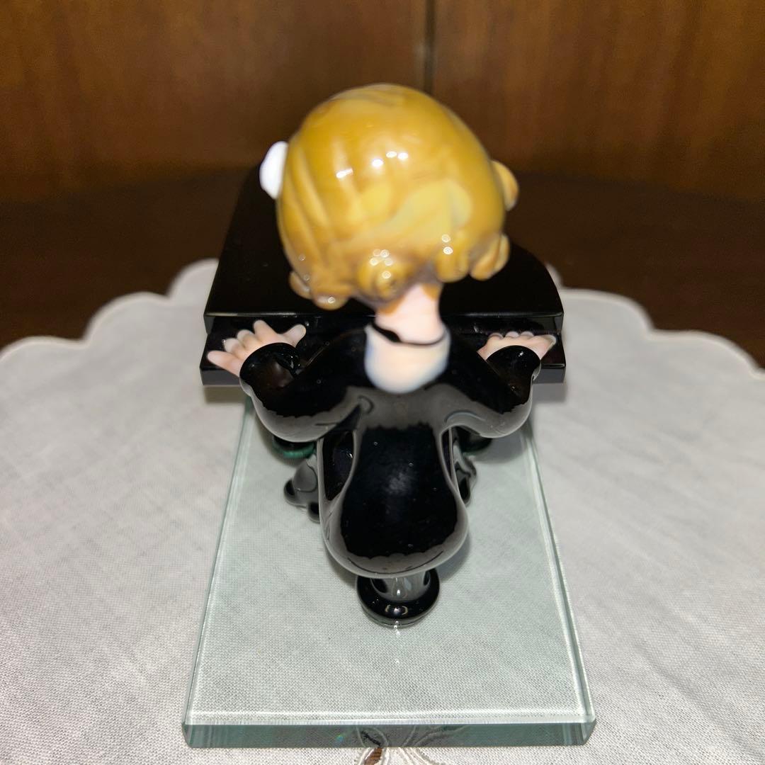 稀少 ビンテージJ.Mares チェコ ボヘミアンガラス ピアノ演奏者