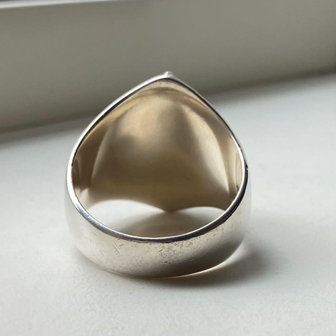 ヴィンテージ silver925 百合の紋章 シルバーリング フルールドリス