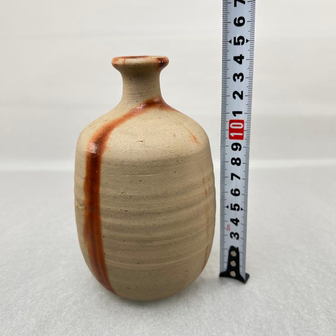 人間国宝・山本陶秀先生 備前焼緋襷徳利 四方桟共箱