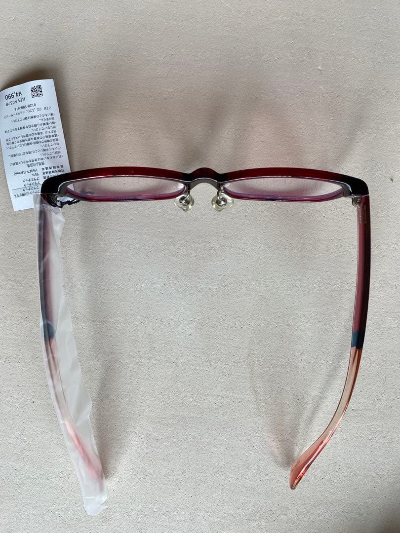 新品未使用　エヴァンゲリオン✖️JINSコラボ 綾波レイモデルのみ　紺