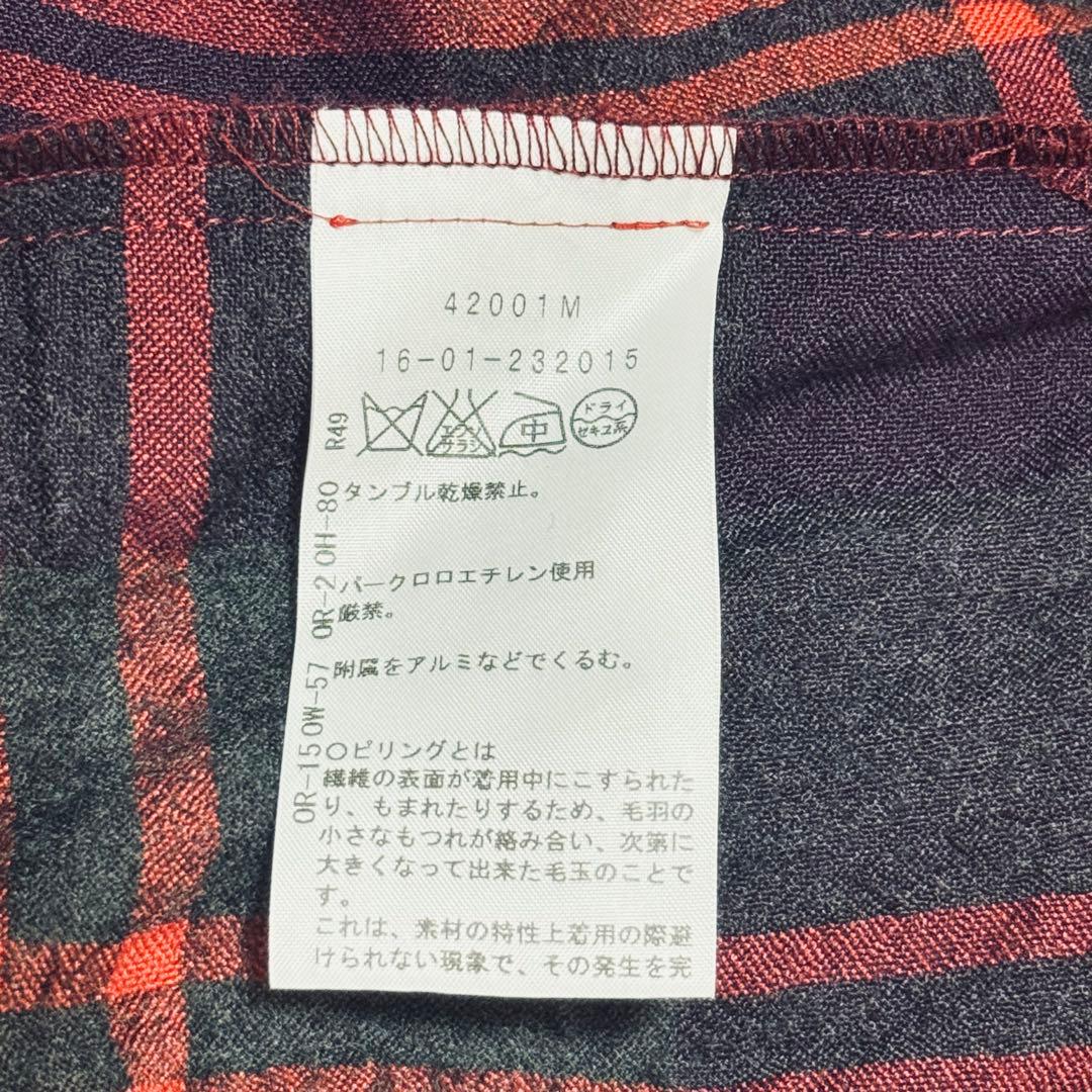 ヴィヴィアンウエストウッド アシメ変形 チェック柄 スカート オーブボタン