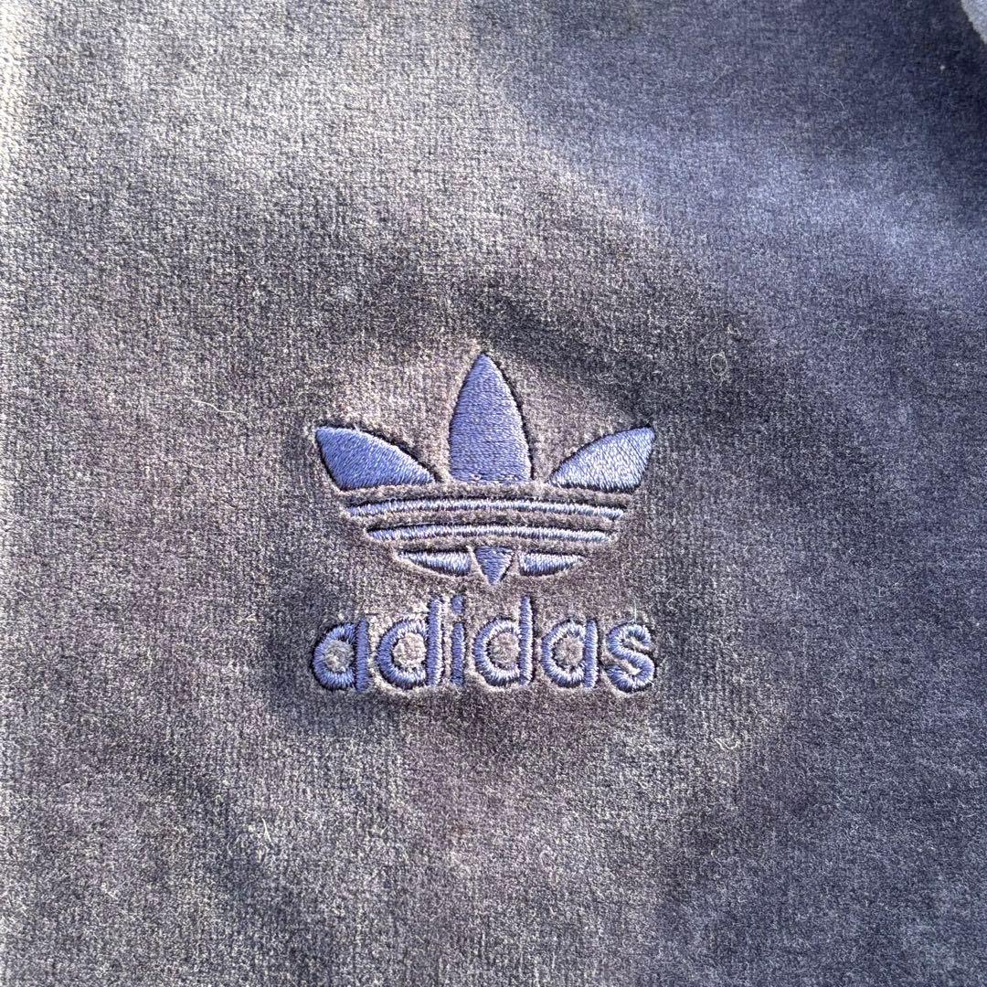 00s adidas ベロア トラックジャケット 常田大希着用 トレフォイルロゴ