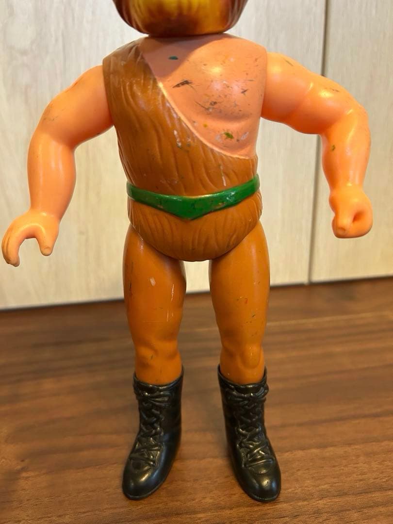 ザ・ライオンマン ソフビ タイガーマスク 当時物 中島製作所 昭和