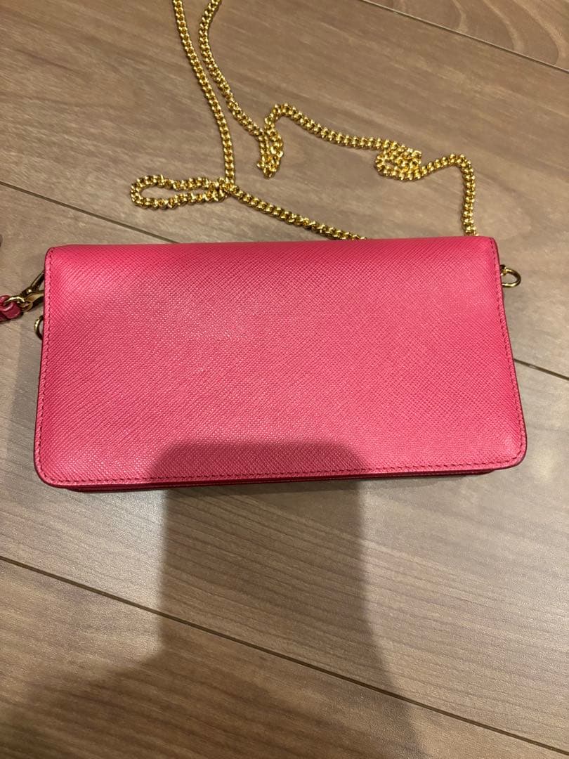 プラダ　PRADA ピンク　バッグインバッグ　ミニバッグ　パーティー用