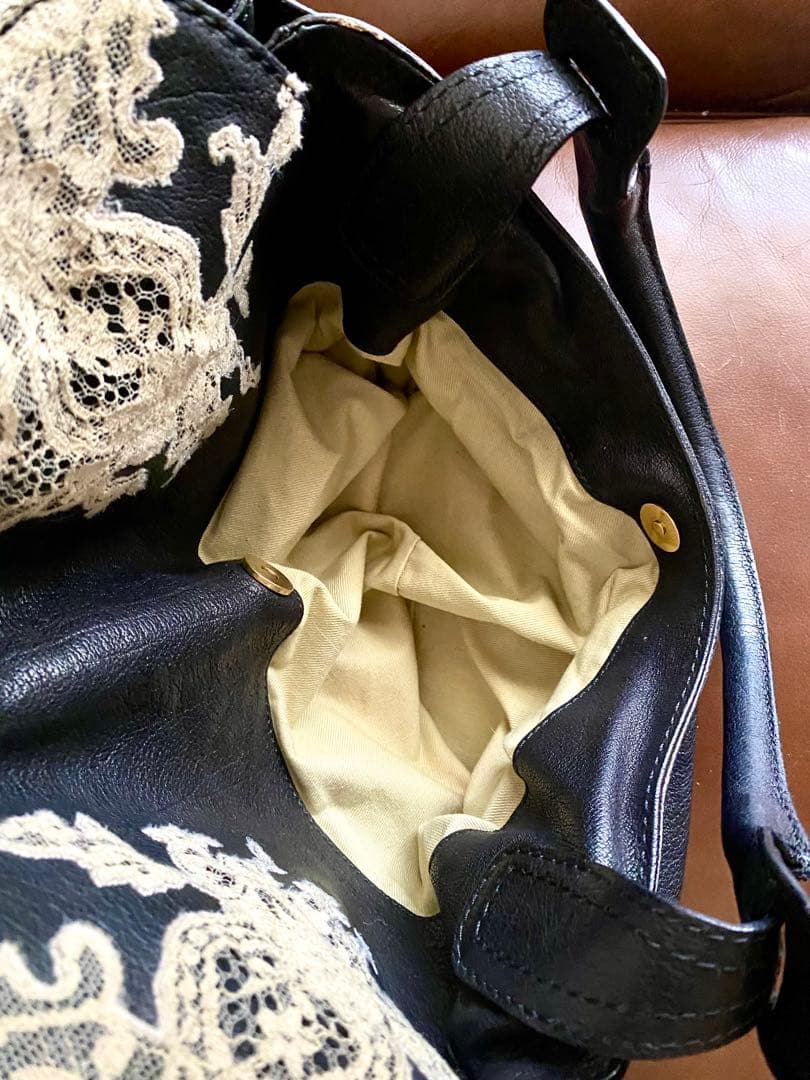 VALENTINO ヴァレンティノ ガラヴァーニ レース ハンドバッグ トート