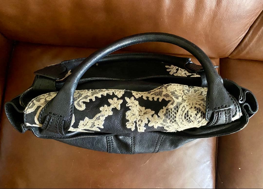 VALENTINO ヴァレンティノ ガラヴァーニ レース ハンドバッグ トート