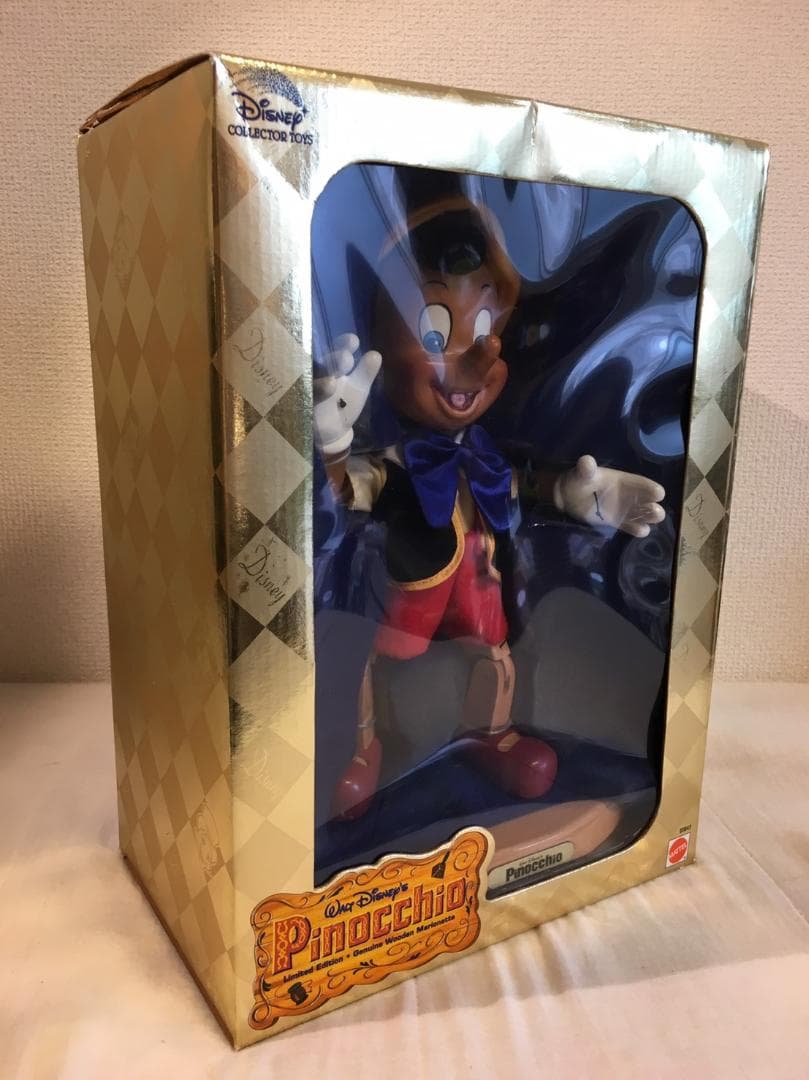 未使用 木製マリオネット ピノキオ世界限定500体フィギュア マテル社