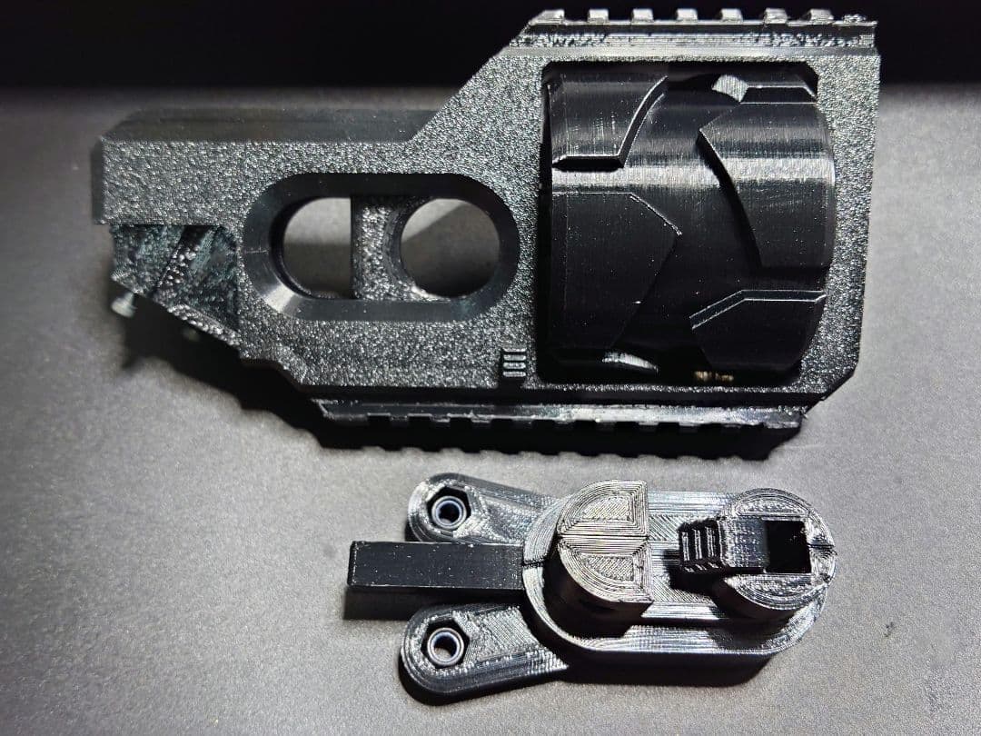 3Dプリント品　リボルバー ショットガン ガス ショットシェル モスカート