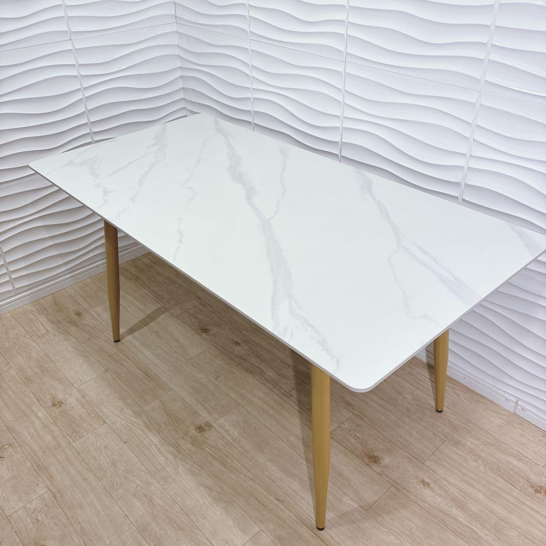 ◇ダイニングテーブル◇大理石調◇幅約160cm◇大阪兵庫京都奈良滋賀和歌山◇