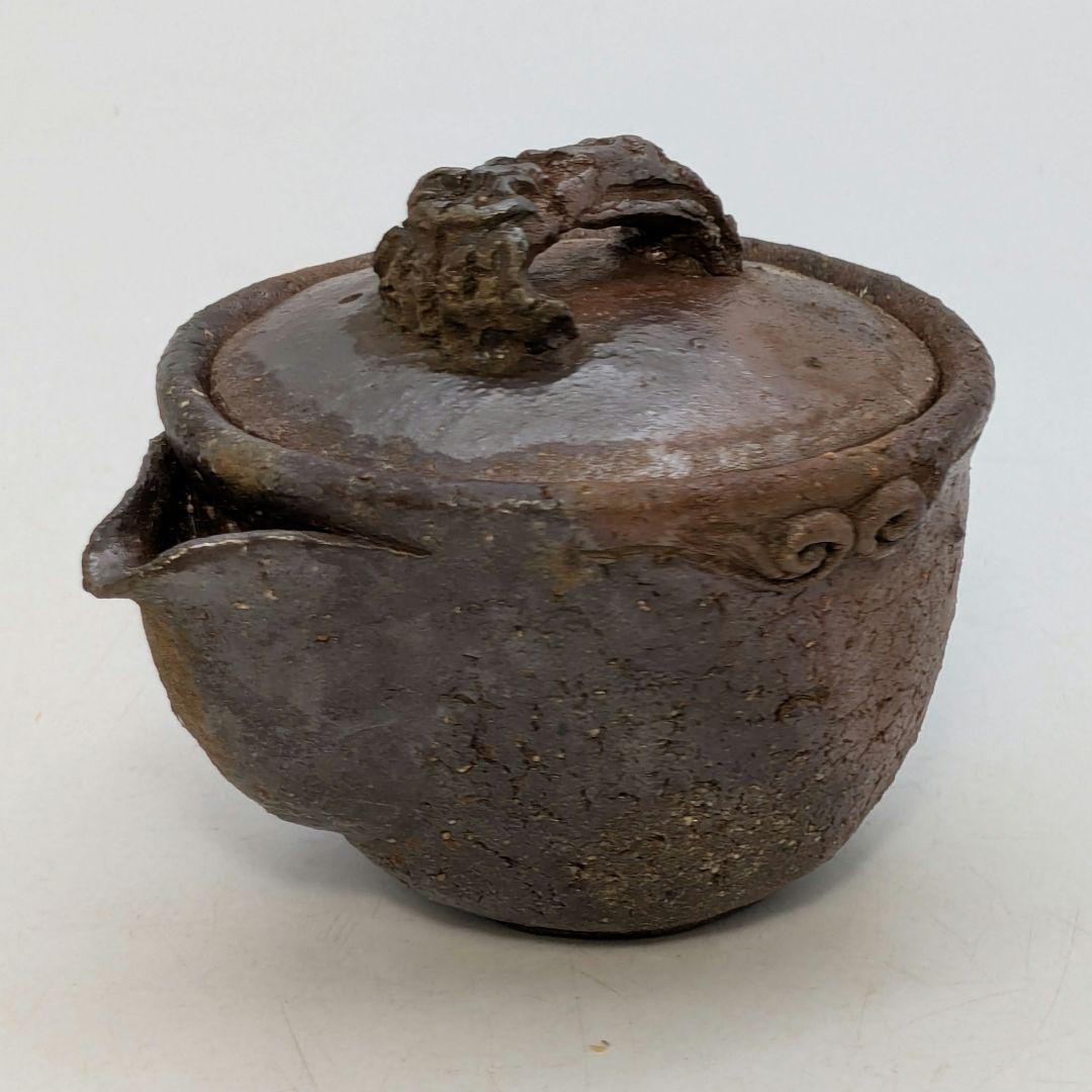 森風来 備前焼 手造り宝瓶 用心箱合布 霊芝摘み 煎茶道具