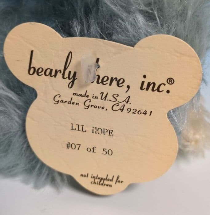 テディベア 天使ベア LIL HOPE リンダ・シュピーゲル モヘア 天使の
