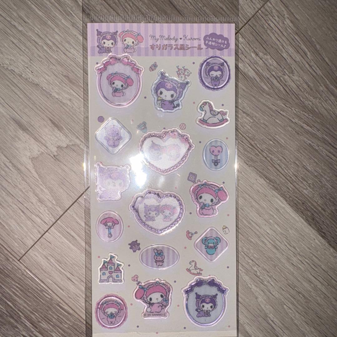 a*i様 マイメロディ キティ ボンボンドロップシール 3シートセット