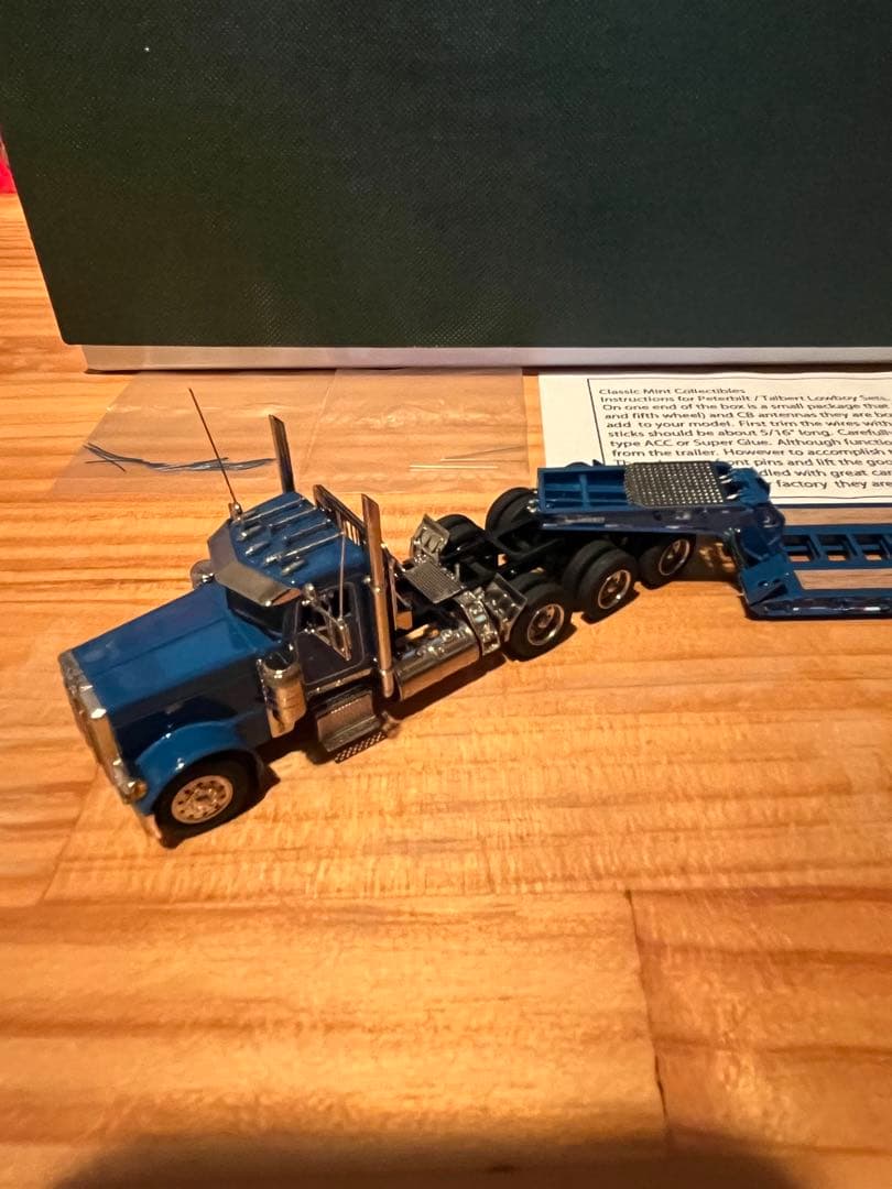 CMC 重量物運搬トレーラー ピータービルト379 1/87 ブラス 真鍮製