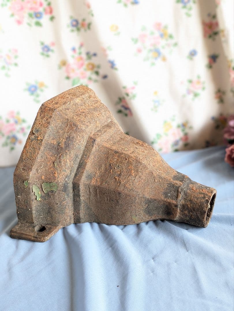 イギリス アンティーク 鉄製 シャビー 吊りプランター 壁掛け