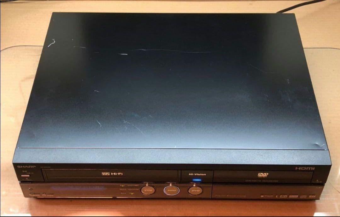 訳あり VHS機能付 SHARPシャープDVD レコーダー DV-ARV22