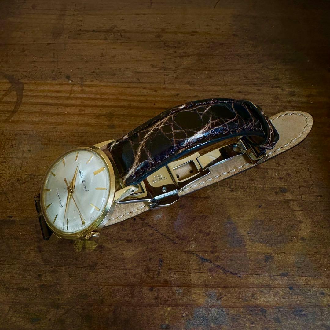 ユ*❀様 Seiko Marvel 金無垢 K18