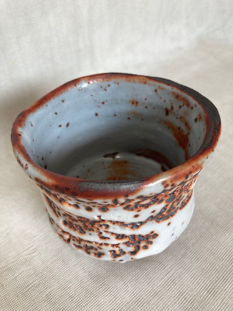 木戸貞昭／赤志野茶碗／B15