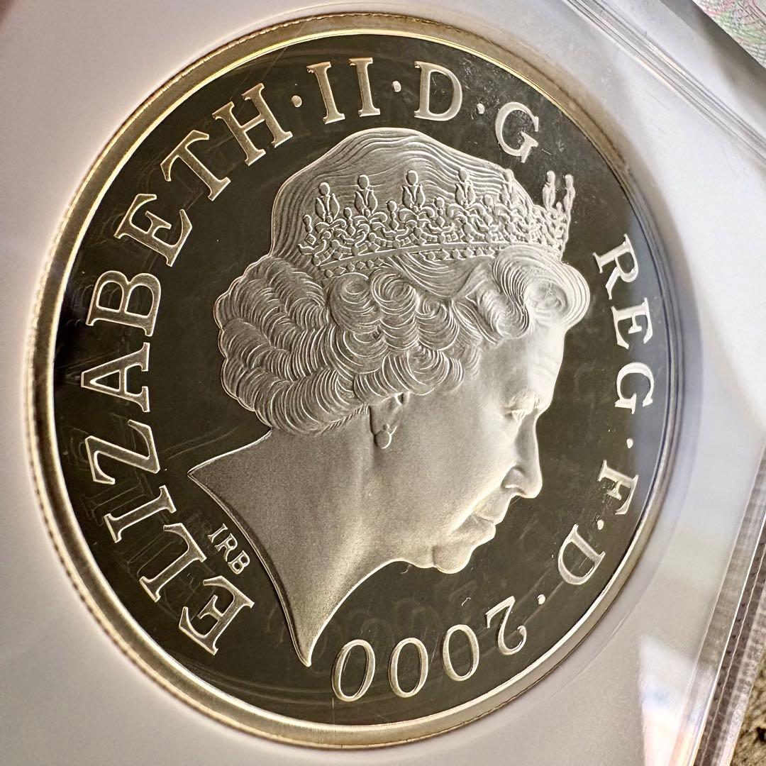 2000 クイーンマザー 生誕100年 5ポンド 銀貨 NGC PF69 UC - メルカリ