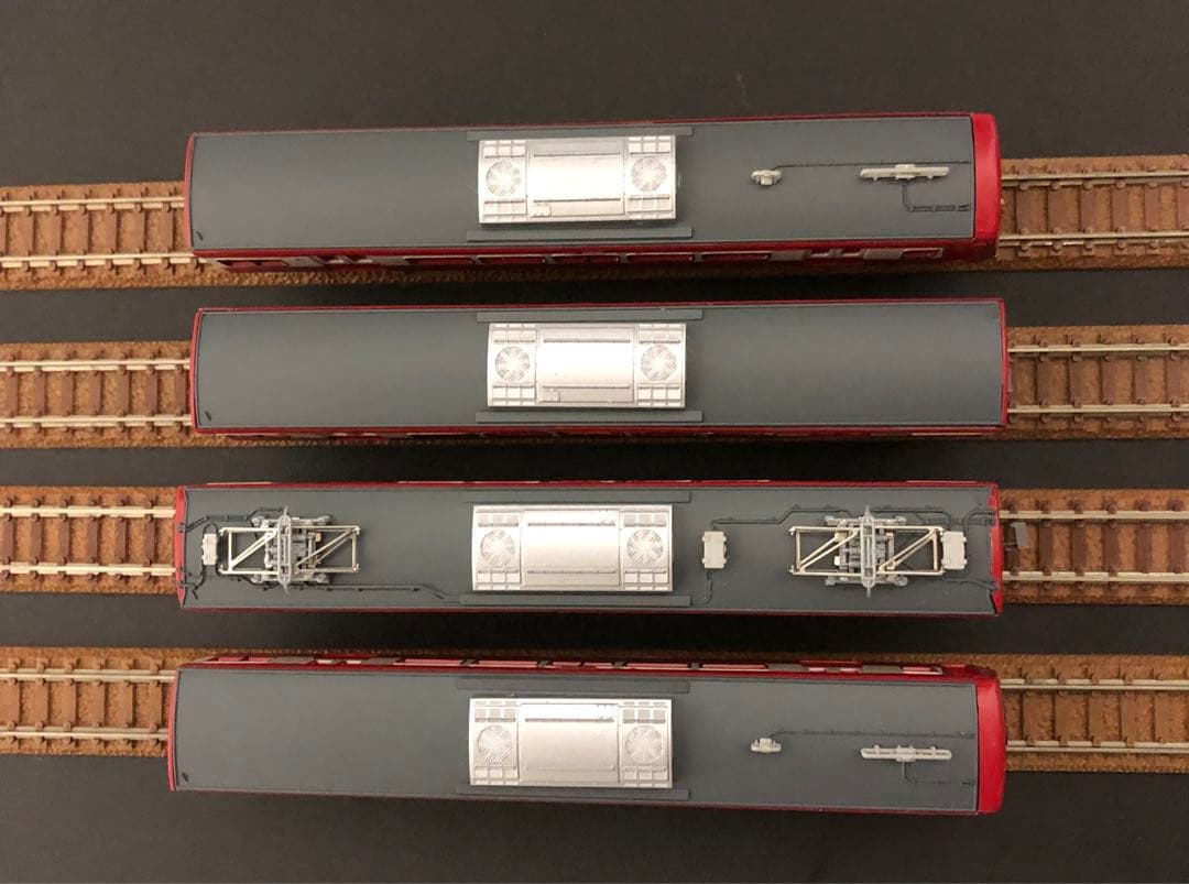 管理番号1635 京急2000形2扉車Nゲージ塗装キット素人組立品4両