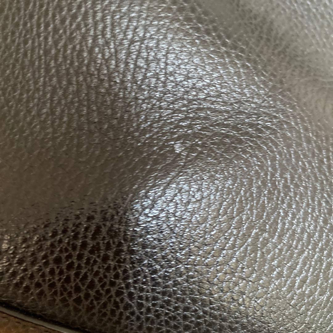 GUCCI グッチ ブラックレザー ビジネスバッグ ボストンバッグ