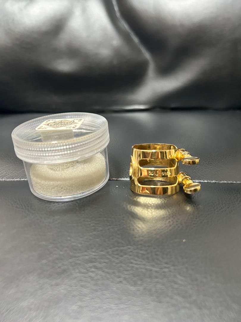 【美品GP】石森　ウッドストン　B♭クラリネット　リガチャー　金メッキ