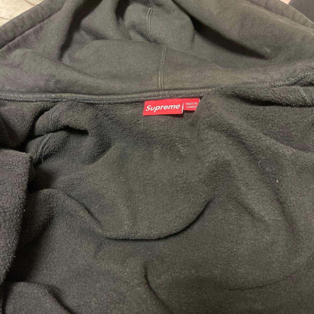 supremeジップパーカー