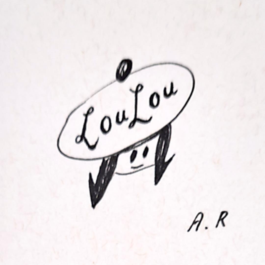 真作保証】荒井良二手描きイラスト2枚セット/Arai Ryoji/絵本作家