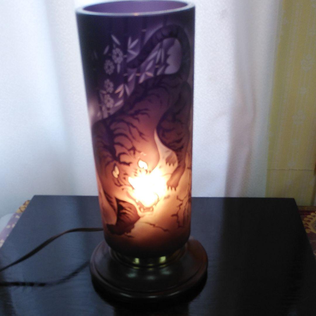 ランプ ガラス 硝子 作家一点もの 【寅】 ハンドメイド