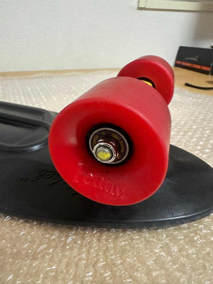 早い者勝ち ペニースケートボード ブラック ラスタカラー 27inch