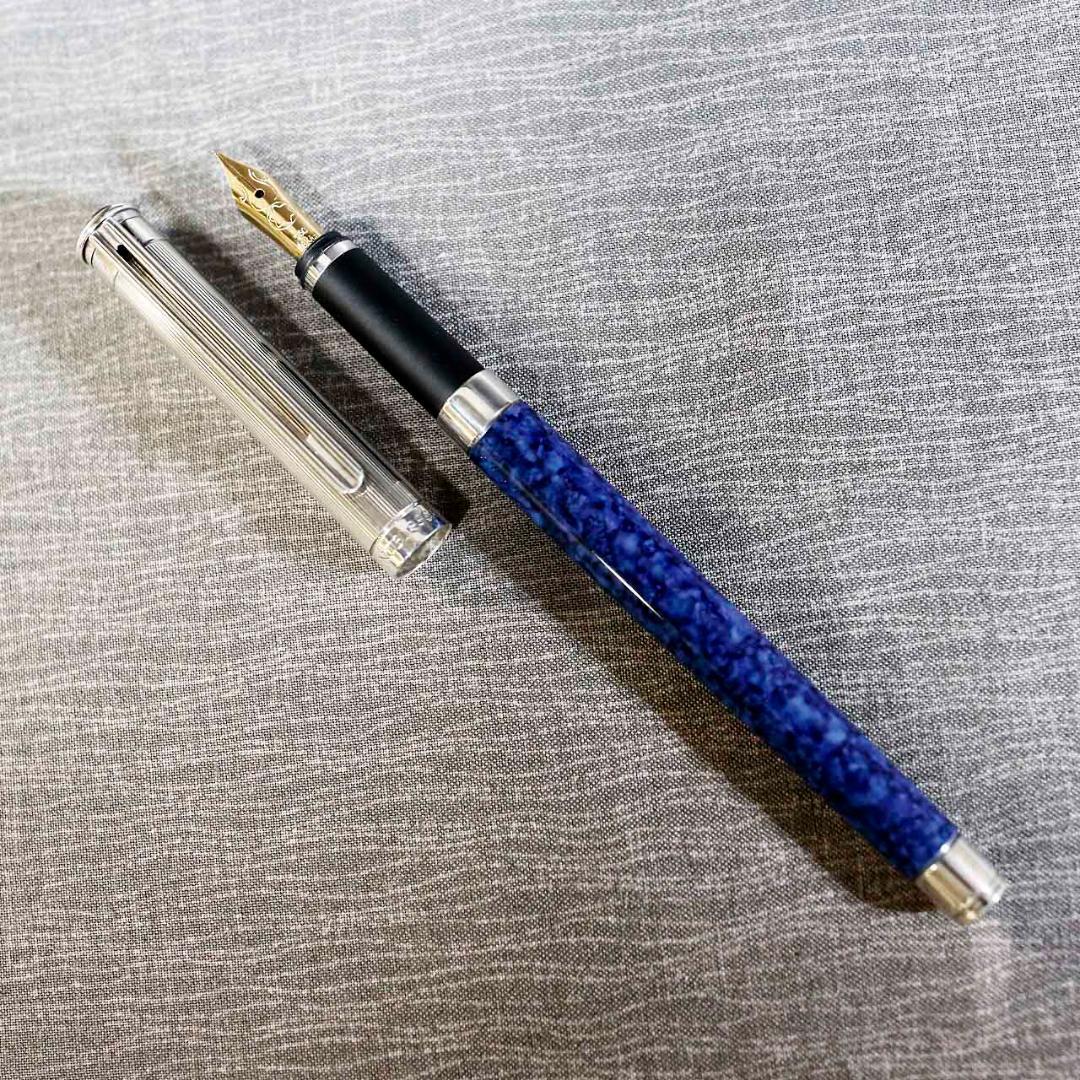レア 送料込み】モンブラン 万年筆 ノブレスオブリージュ ブルー