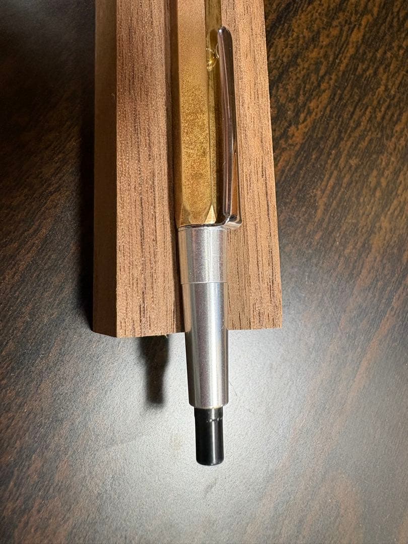 廣瀬鐡筆堂 赤漆の焼き付け塗装 シャーペン