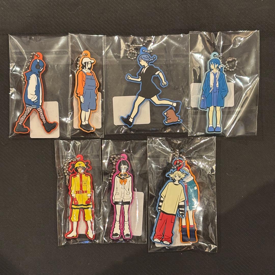 PEOPLE1 MV主人公 ラバーキーチェーン キーホルダー コンプリートセット