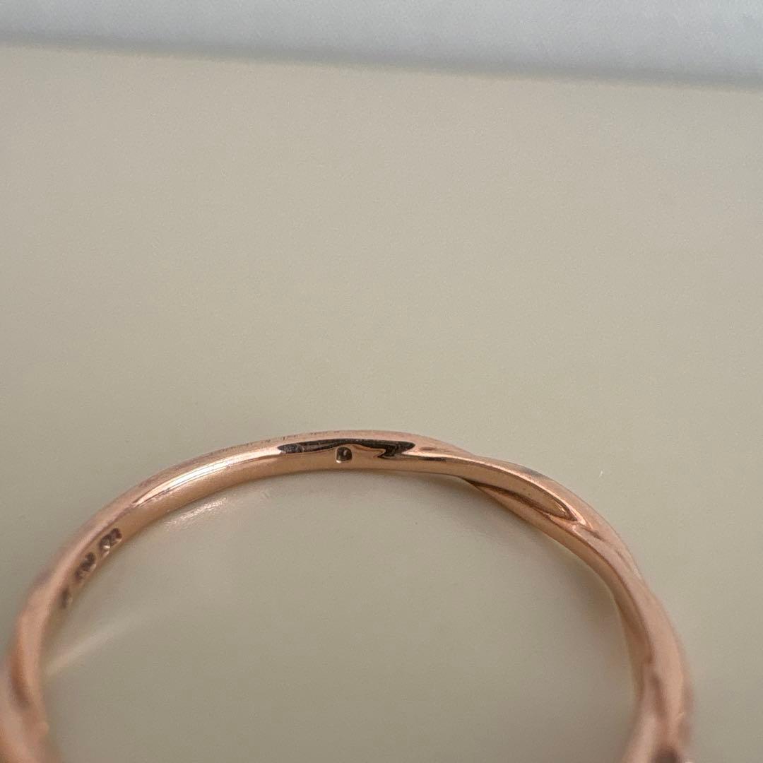 K10✨ピンゴールド　エステール リング D刻印あり