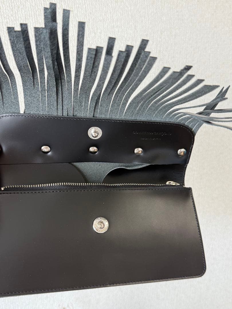 COMME des GARCONS レザーフリンジロングウォレット 長財布