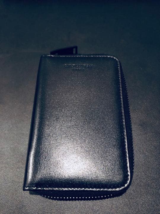SAINT LAURENT レザーキーケース 黒 美品 極美品◎SAINTLAULENT サック