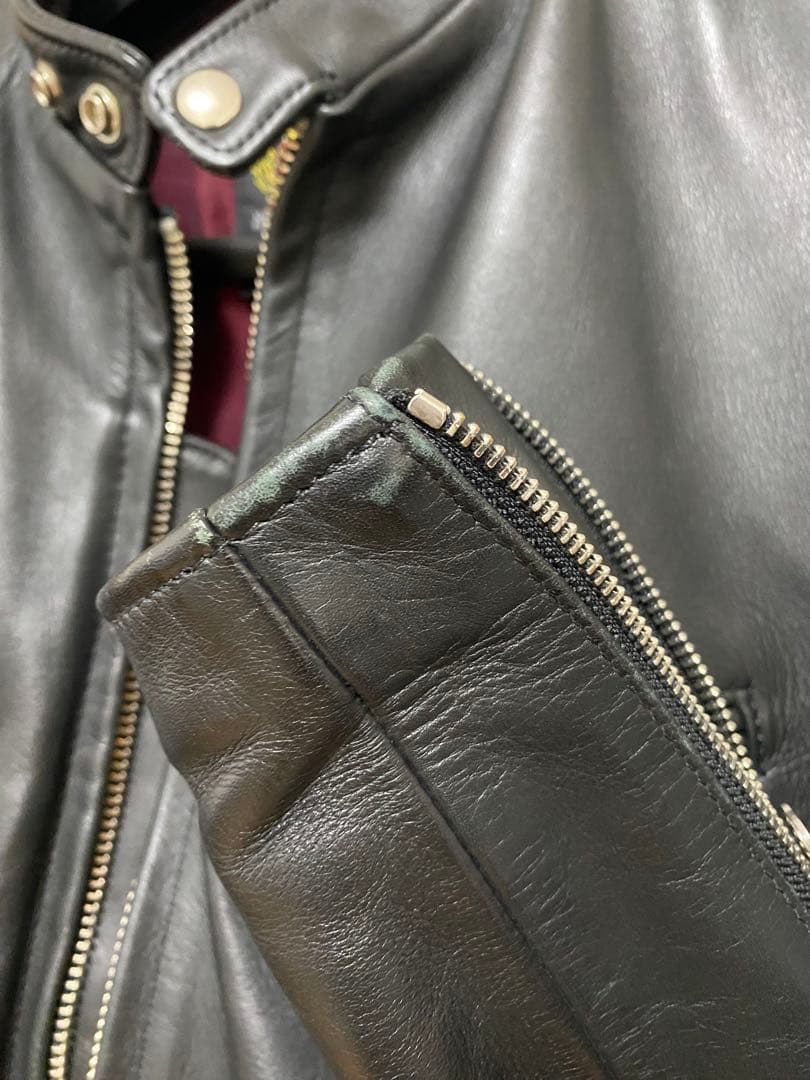 ベクハム様専用【美品】schott シングルライダース サイズ36 - メルカリ