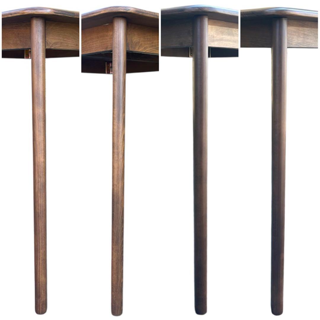 ニトリ Nコレクション ① ダイニングテーブル T-01 W90ミドルブラウン