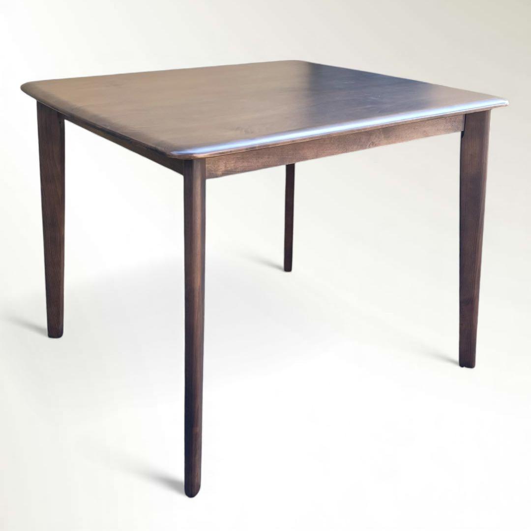 ニトリ Nコレクション ① ダイニングテーブル T-01 W90ミドルブラウン